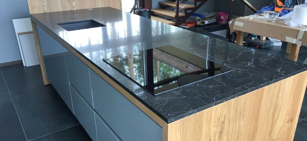 Столешница из камня Silestone Charcoal Soapstone